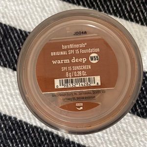 Bare minerals powder foundation. Warm deep. W55. New. Never opened.